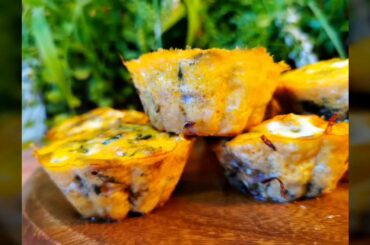 Chicken and Spinach Cupcake Fast and delicious dinner