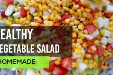 HOW TO MAKE VEGETABLES SALAD | HEALTHY AND EASY  STEPS  | AFFORDABLE  | UAE JOURNEY