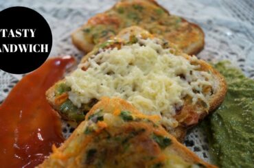 THE BEST CHEESE SANDWICH RECIPE | Open cheese sandwich recipe - How to make cheese sandwich on Tawa