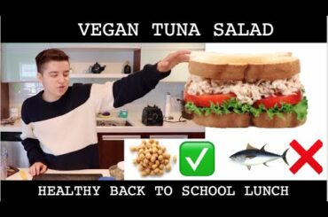 CHICKPEA TUNA SALAD - HEALTHY VEGAN RECIPE