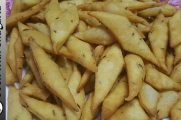 Namak Pare Recipe - Namak Para - Crispy Namak Pare Recipe- Khasta Namak Para- Tea Time Snacks Recipe