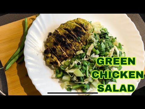 Green chicken salad | super healthy and tasty | best for winter season Green chicken salad | super healthy and tasty | best for winter season