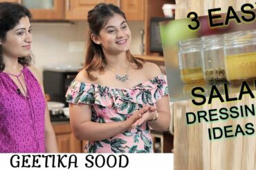 3 Easy Salad Dressing Ideas | Diet Hacks with Geetika Sood | Core Fit Health Yoga And Fitness