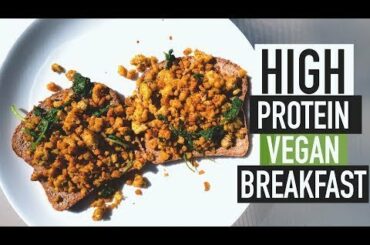 HIGH PROTEIN VEGAN BREAKFAST RECIPES - best high protein vegan breakfast | easy vegan recipes