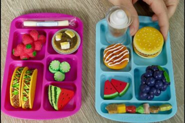 Packing American Girl Doll School Bento Box Lunches