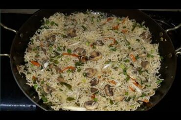 Mushroom Fried Rice | Mushroom Rice Recipe in tamil | Lunch box recipe | காளான் சாதம்