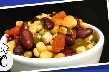 Crockpot Southwestern Corn and Beans! An Easy, Healthy Recipe!