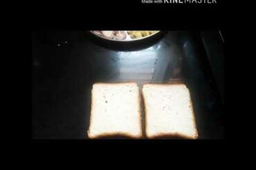 Cheesy grilled veg bread sandwich with no gluten free mayonese