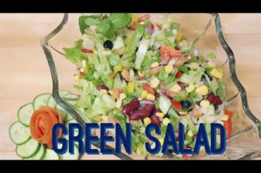 Healthy green salad recipe | healthy cooking with s pannu