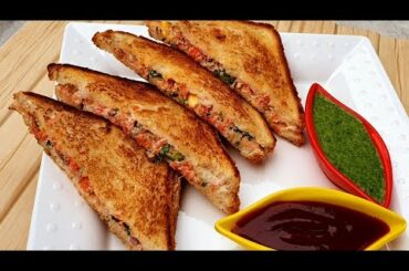 दही वाला सैंडविच जो सबको बहुत पसंद आएगा /healthy and tastydahi sandwich with veggies