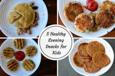 Healthy evening snacks for kids | Weight gaining snack recipes