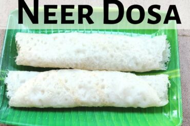 Healthy Toddler  Breakfast Ideas - Even for Picky Ones - No Fermentation-Neer Dosa(Gluten Free Dosa)