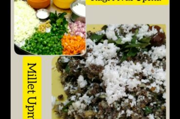 Ragi Aval Upma /Healthy breakfast and Easy Recipe