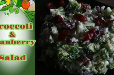 RAW BROCCOLI  SALAD | Healthy  Broccoli SALAD,  Amazing For the NEW YEAR!