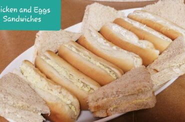 Easy Chicken and Egg Sandwiches and Buns/Healthy Sandwiches