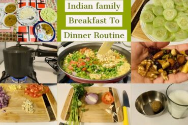 WHAT WE EAT IN A DAY DURING HOLIDAYS || INDIAN BREAKFAST TO DINNER ROUTINE || HOPE YOU RELATE ||