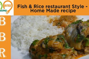 Fish & Healthy Rice restaurant Style Recipe - Home Made recipe (Indian & Pakistani)