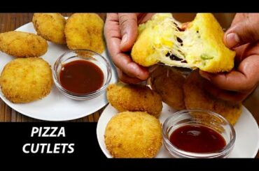 Pizza Aloo Cutlet Recipe | चाहे कोई भी हो मौका बनाये सब का पसंदीदा PIZZA CUTLET |Simple Party Snacks