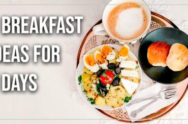 What I Ate for BREAKFAST in 5 days with Healthy, Quick and Silly Options + Treat Yourself!