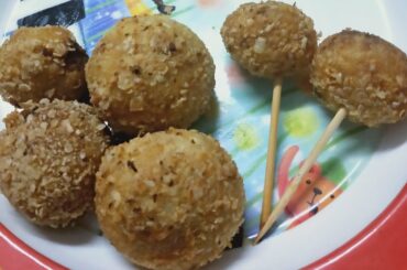 #Healthy snacks# பாகற்காய் உருளைகிழங்கு மொறுமொறு உருண்டை / Bitter gourd potato crispy balls