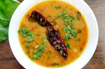 Dal Recipe | Palak Dal Recipe