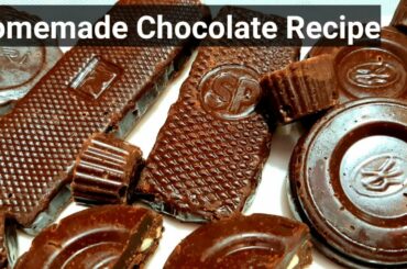 मिनटों में बनाये बाजार जैसा चॉकलेट। chocolate recipe in hindi| chocolate recipes easy| chocolate