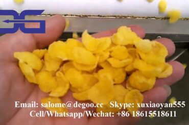 advanced puffing best selling corn flakes production line breakfast snacks cereal making machine