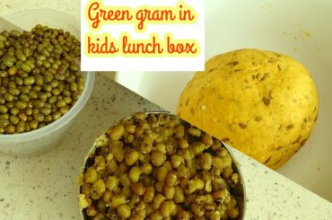 Kids Indian lunch box ideas: Mung bean / GreenGram Chapati ചെറുപയർ ചപ്പാത്തി