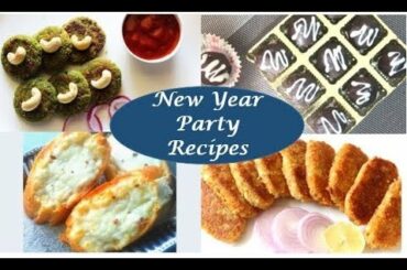 New year party snacks/New year celebration food ideas/appetizers recipes/party फ़ूड आइडियाज