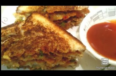 Potato veg sandwich | Bread sandwich | veg sandwich recipe in Telugu without toaster or oven||
