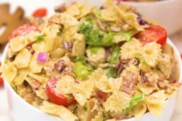 Caesar Pasta Salad Recipe Video