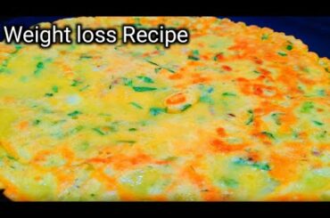 High Protein Breakfast For Weight Loss - Thyroid / PCOS Diet Recipes To Lose Weight | Besan Chilla