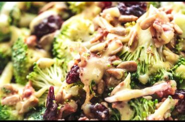 Best Broccoli Salad Recipe ( No Mayo)