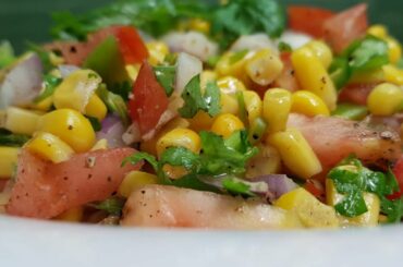 corn salad/healthy Rainbow salad