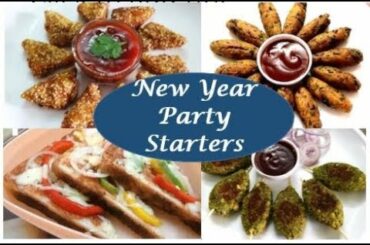 New year party snacks recipes/New year celebration food ideas/new year 2020starters recipes