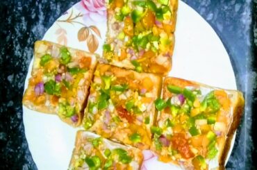 Bread pizza #tasty only in 5min...pizza#5min#5#tasty#bread#breadpizza#delicious#healthy#fast