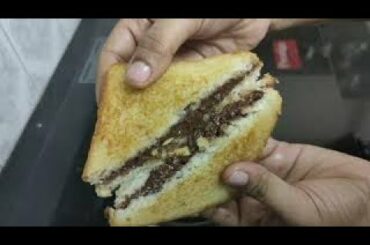 Chocolate Nutella Sandwich | How to make chocolate nutella sandwich | Sandwich recipes | kids snack