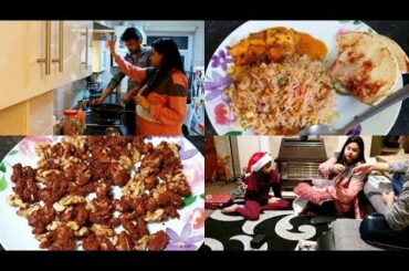 Aisa to Bilkul bhi nhi socha tha but it is life | Chinese Fried Rice for Lunch , Caramel Walnut