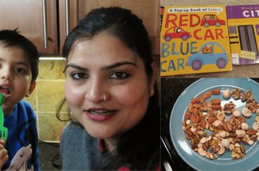 EXPERIMENTING SOMETHING NEW TODAY|Dry Fruit Powder for Kids|My New Year 2020 Resolutions|NRI Vlogger