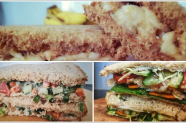 Easy & Healthy Sandwich recipes | No cook sandwich recipes | తెలుగులొ