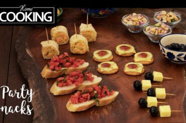 5 PARTY SNACKS | NO FIRE COOKING | Cooking Without Fire