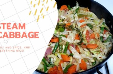 Healthy Vegetable Steam Cabbage For Breakfast | Kendra's Knife