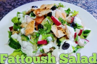 Fattoush Salad(healthy Salad2) how to make fattoush salad