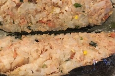 Easy,fast ,delicious rice ball -good idea for lunch 日式便当 方便 快手 营养午餐 美味好选择