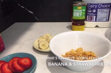 easy breakfast for kids / homemade breakfast for kids / corn flakes