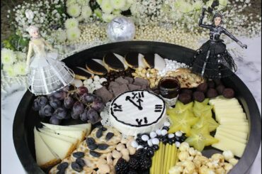 Black and White Snack Board! Happy New Year!