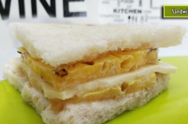 Healthy Pineapple Cheese Sandwich||Simple n Easy Sandwich Recipes||Snacks Box Recipe||Cooking Ep:122