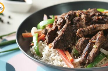 Beef Steak Strips Rice Bowl Recipe By Food Fusion
