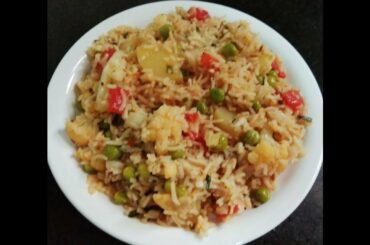 हरे लहसुन का हेल्थी वेजीटेबल पुलाव | Green Garlic Mix Veg Pulao | Healthy Mix Vegetables Pulao