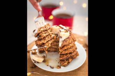 1-bowl Banana Oat Pancakes (easy + healthy)